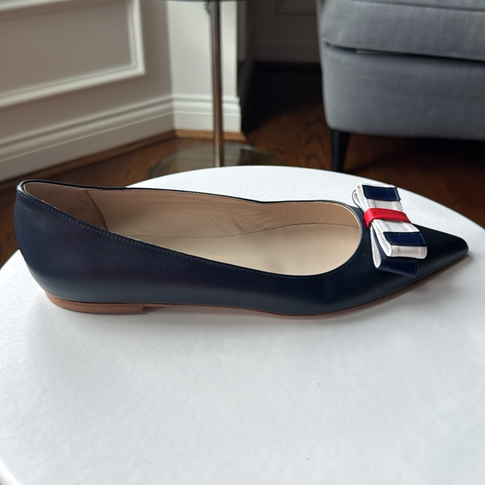 Duchess Air Navy Blue Women's Shoes with Red and White Accents Size 40 - Picture 12 of 13